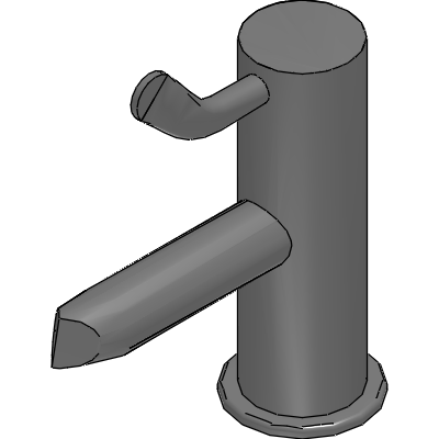 Galvin Engineering CliniLever Chrome Plated Brass Hospital Pillar Tap 150 JV Industrial Valves