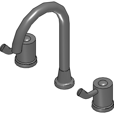 Galvin Engineering CliniLever Chrome Plated Brass Hospital Sink Set Swivel 150 CD Industrial Valves