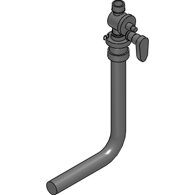 Galvin Engineering Wallgate Electronic WC Direct Mains Flush Valve Assembly with Air Break Only Industrial Valves