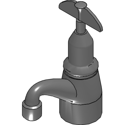 Galvin Engineering Vandal Resistant Chrome Plated Brass JV Pillar Tap (NSW) Cold with VR 8LPM Aer Industrial Valves