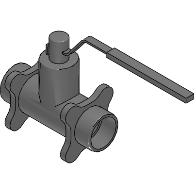 Galvin Engineering Stainless Steel 3 Piece Ball Valve F&F DN32 (Lockable) Industrial Valves