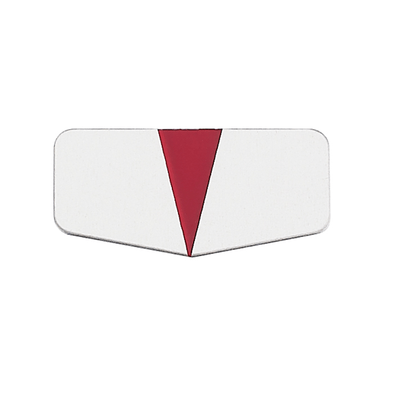 GN 711.1 Indicator Arrows, Stainless Steel / Plastic, Self-Adhesive, for Rulers