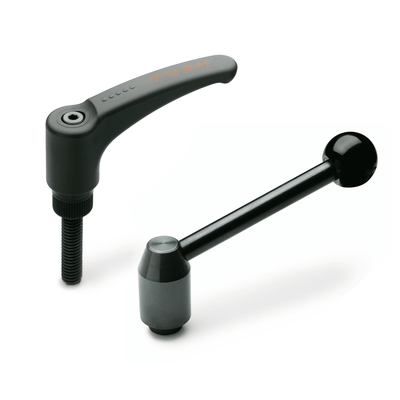 Safety hand levers, tension levers