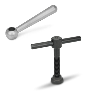 Clamping levers, tension levers