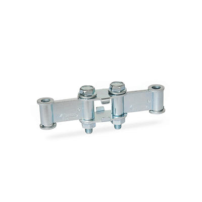 GN 801.2 Clamping Arm Extenders, Steel, with Joint, for Toggle Clamps with Forked Clamping Arm
