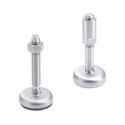 GN 31 Leveling Feet, Stainless Steel, with Rubber Pad