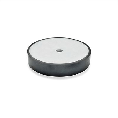 GN 438.5 Spacer Disks and Foot Disks, Stainless Steel, with Rubber Underlay, Vulcanized