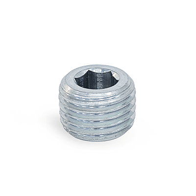 DIN 906 Threaded Plugs with Conical Thread, Steel