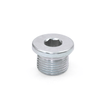 DIN 908 Threaded Plugs, Steel, Zinc Plated