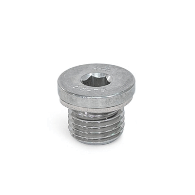 DIN 908 Threaded Plugs, Stainless Steel, Zinc Plated