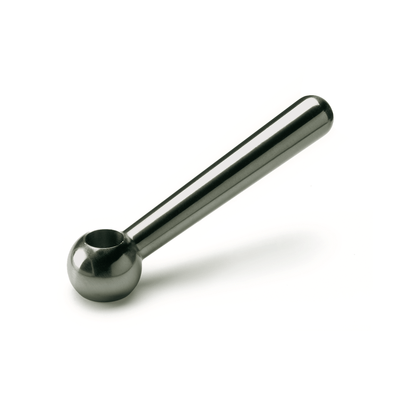 Clamping lever, straight lever with plain bore (type K)