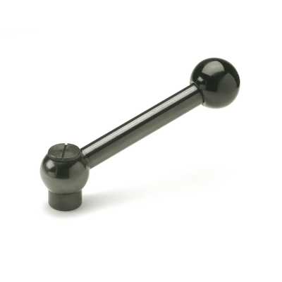 Adjustable clamping lever, straight lever