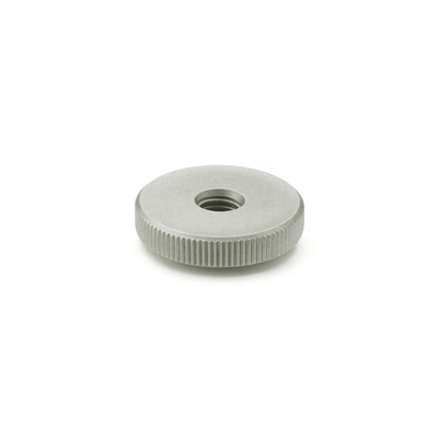 Stainless Steel-Flat knurled nuts