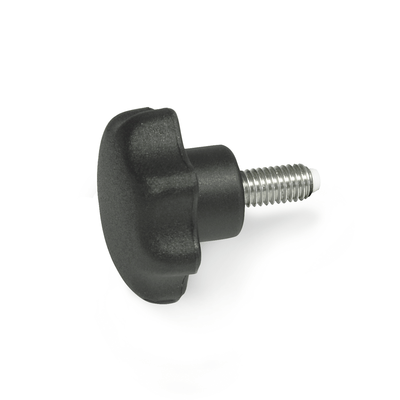 Star knobs with brass thrust pad