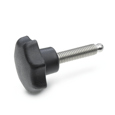 Star knobs with ball pin