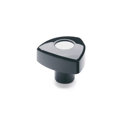 Triangular knobs with threaded bush