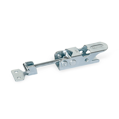 Toggle Latches, Steel, without Lock Mechanism, Type T, Latch bolt with T-head, with catch