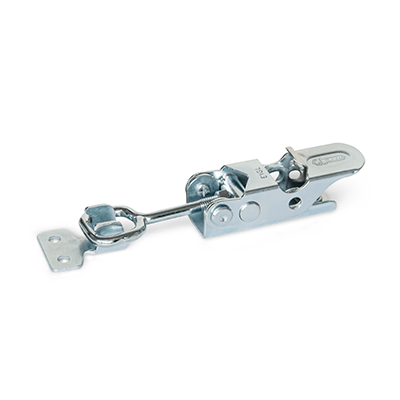Toggle Latches, Steel, with Lock Mechanism, Type G, Latch bolt with loop, with catch