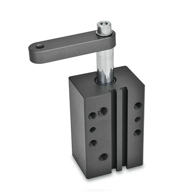 Swing Clamps, Type B, Clamping arm with threaded hole