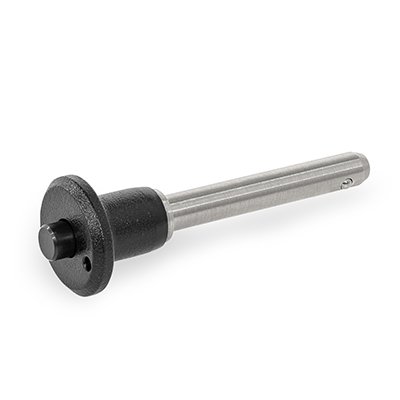 Ball Lock Pins, Stainless Steel, Handle Aluminum, Type P with mushroom shaped handle