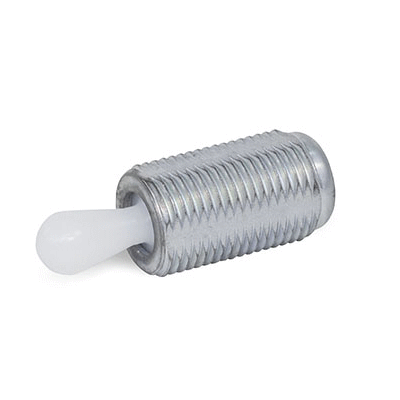 Side Thrust Pins, Steel, with Thread, Type KA, Thrust pin plastic, without seal