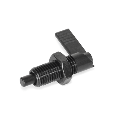 Cam action indexing plungers, Type RAK, Right-hand lock, with lock nut