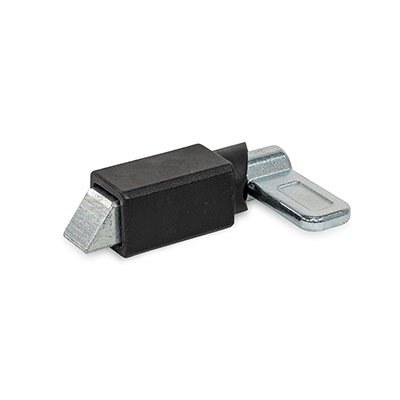 Spring Latches, Steel / Stainless Steel, with Chamfered Pin, for Welding, Type A1 Chamfer, top