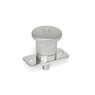 Mini Indexing Plungers, Stainless Steel, Type CN with rest position, with Stainless steel knob