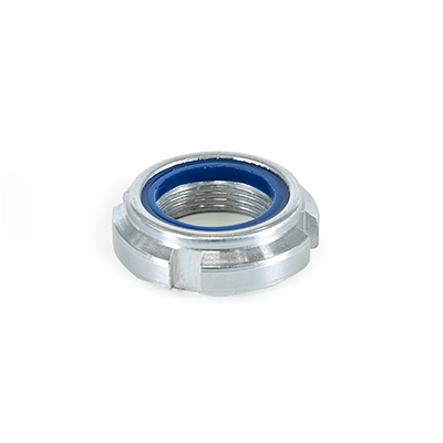 Slotted Locknuts, Stainless Steel, Self-Locking, with Polyamide Insert