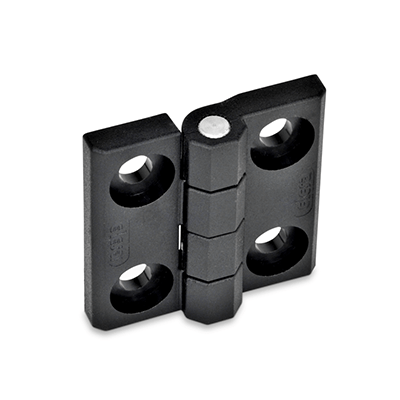 Hinges Plastic, Type B, 2x2 bores for socket cap screws