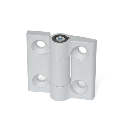 Stainless Steel-Hinges with adjustable friction, Type A, 2x2 bores for countersunk head screw