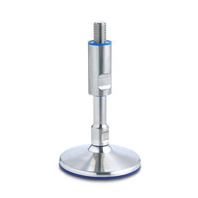 Leveling Feet, Stainless Steel, Hygienic Design, Type A, without mounting holes