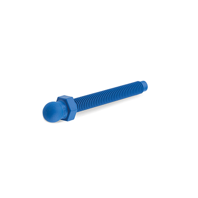 Threaded Studs for Base Plates GN 3441, Plastic, detectable