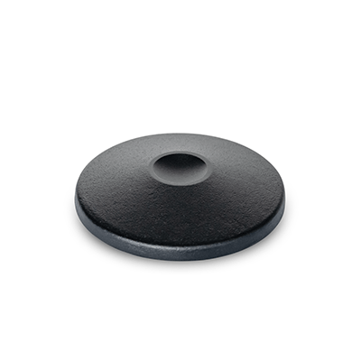 Foot plates without central fastening hole, Type C, with O-ring