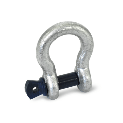 Shackles, cranked, Form A, with stud bolt