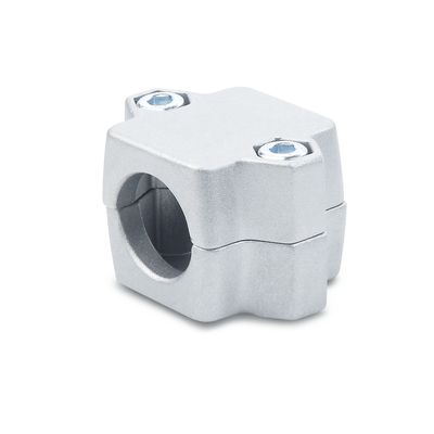 Tube Connectors, Aluminum, with screw, stainless steel