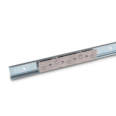 Linear guide rail systems, Type A5, with one cam roller carriage with 5 rollers, Identification no. 0, without end stop