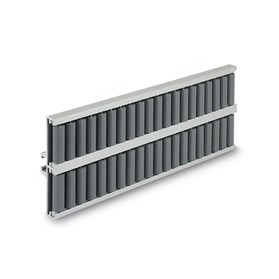 Side Guides, Carrier Profile Aluminum, Cylinder and Ball Rollers on One Side, Type Z Cylindrical rollers