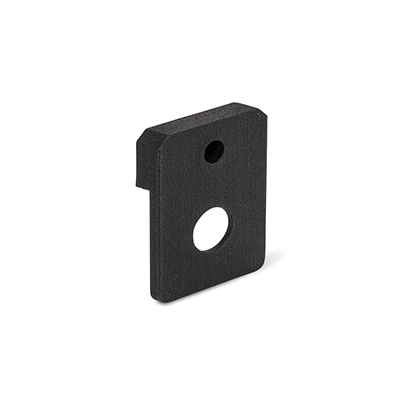 Torque Supports, Plastic, for Configurable Profile Linear Actuators, Type A Fastening to the end cap