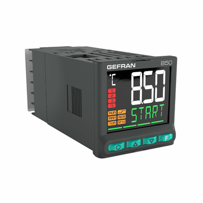 Double loop PID Controller, 1/16 DIN