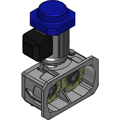 WORM GEAR REDUCERS WITH TWO OUTPUT SHAFTS - SERIES MRVRV 2U