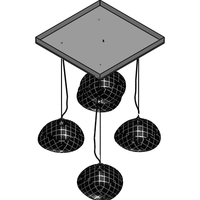 吊灯 MEDUSE 5 星尘 LGH0703