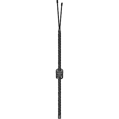 Cable sensor with bayonet lock for extrusion technology / mechanical engineering (thermocouple)