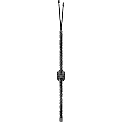 Cable sensor with bayonet lock for extrusion technology / mechanical engineering (resistance thermometer)