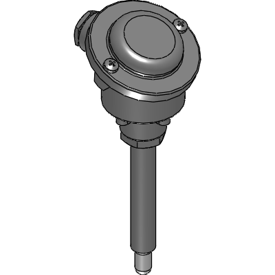 High temperature ceramic plug-in sensor (thermocouple)