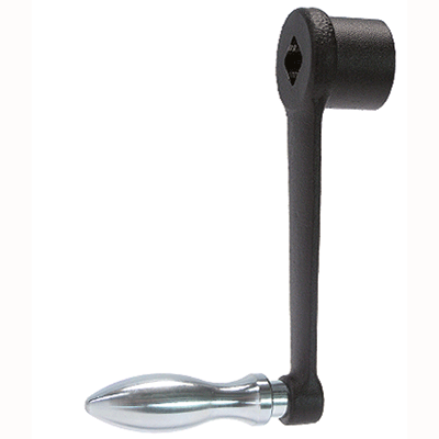 EH 24330. Crank Handles, DIN 469 straight, with square end DIN 79