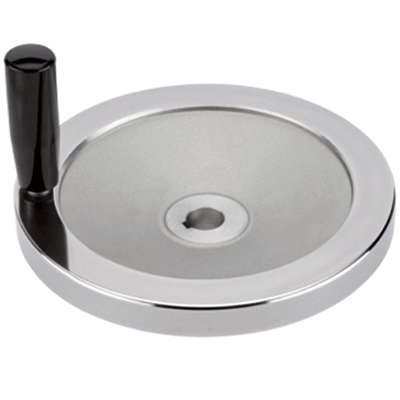 Disc-Type Handwheels, light-metal / without keyway, with cylindrical handle