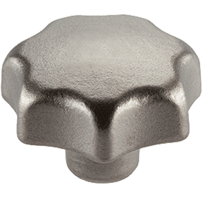 Star Grip, DIN 6336, stainless steel/ with threaded blind hole, form E