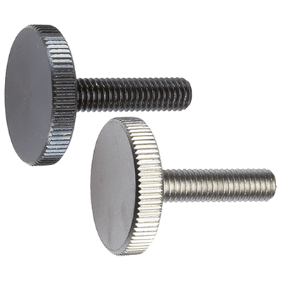 EH 24770. Flat Knurled Thumb Screws, DIN 653