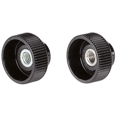 EH 24820. Knurled Nuts, plastic